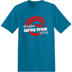 Spring Break Austin T-Shirt Design - 3625