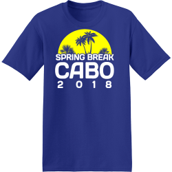 Spring Break Cabo T-Shirt Design - 3629