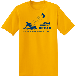 Spring Break Padre Island T-Shirt Design - 3633