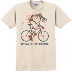 Style Over Speed - Biking T-shirt Design T-Shirt Design - 2143