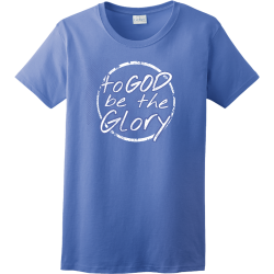 God To Be The Glory - Christian T-shirt Design T-Shirt Design - 3816