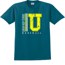 Baseball Union High School - Baseball T-shirt Design T-Shirt Design - 4029