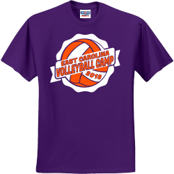 Volleyball Camp - Volleyball T-shirt Design T-Shirt Design - 2786
