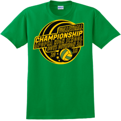 Volleyball Championship - Volleyball T-shirt Design T-Shirt Design - 2755