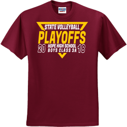 State Volleyball Playoffs - Volleyball T-shirt Design T-Shirt Design - 2783
