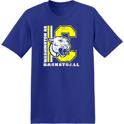 Cougars Basketball - Basketball T-shirt Design T-Shirt Design - 4058
