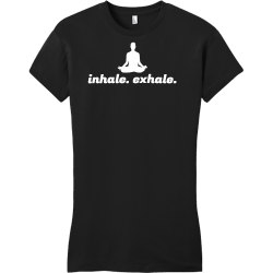 Inhale. Exhale. - Yoga T-shirt Design T-Shirt Design - 2130