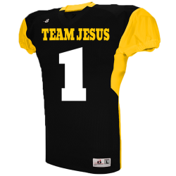 TEAM-JESUS-1 Adult Football Jersey
