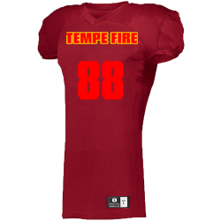 TEMPE--FIRE-88 Iron Nerve Football Jersey