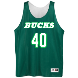 Bucks Adult Basketball Reversible Uniforms