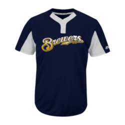 Phillipsburg-Brewers Custom Brewers Two-Button Jersey - Brewers-MAI383
