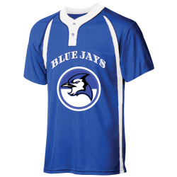 BLUE-JAYS Youth Baseball Jersey 2  Button / 2 Color