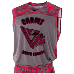 Carmi-White--County Adult Camouflage Basketball Jersey