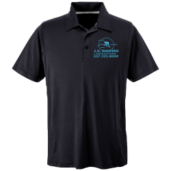 JGRR-Blue-Logo-Shirt Mens 100% Polyester Polo