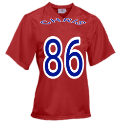 Chris DISCONTINUED Adult Overtime Football Jersey - 1352