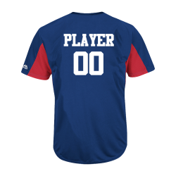 Cubs-2021 Youth Cubs Two-Button Jersey - Cubs-MAIY83