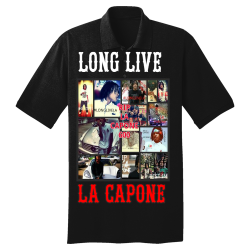 LA-CAPONE-LONG-LIVE Adult Polo Shirt