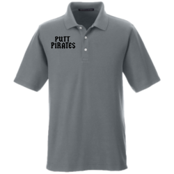PUTT-PIRATES Mens 100% Cotton Polo