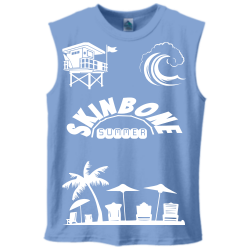 The-SkinBone-Summer-Tank-Top Youth Sleeveless T-Shirt