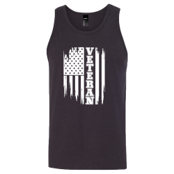 black Mens 60% Polyester / 40% Cotton Tank Top