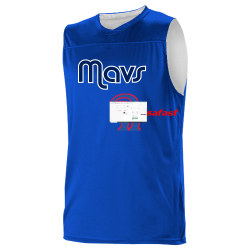 safasfsafasf Dallas Mavericks Youth Reversible Basketball Jerseys - A105LY-MAVS