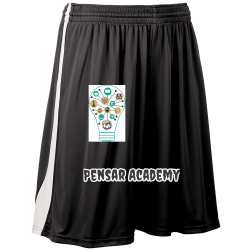 Pensar-Academy DISCONTINUED Adult Triple Double Reversible Basketball Shorts - 4448