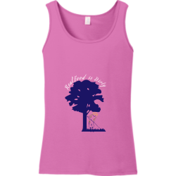 Real-Food-tank-1 Womens 100% Cotton Tank Top