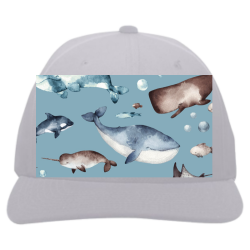 Whale Buy Custom Printed Cap | Unisex Pacific Headwear Pro Wool Hook-And-Loop Adjustable Cap