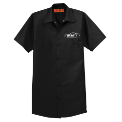 acratt Do It Yourself Screen Printed Mechanic Shirt | Mens Red Kap Mechanic Shirt Sp24