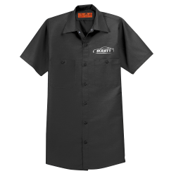 acratt Do It Yourself Screen Printed Mechanic Shirt | Mens Red Kap Mechanic Shirt Sp24