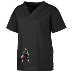 darris-aguilar Custom V-Neck Scrubs Tunic - 221C
