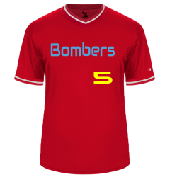 Bombers-5-5 Adult Baseball Jersey