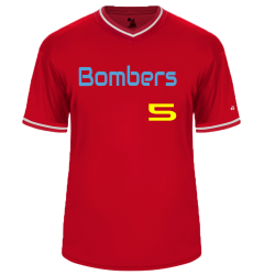 Bombers-5-5 Adult Baseball Jersey