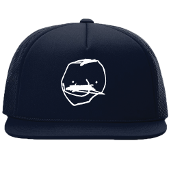 Daddy-With-A-Mustache Buy Screen Printed Cap | Unisex Pacific Headwear D-Series Trucker Snapback Cap