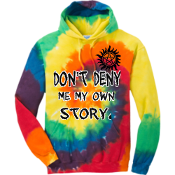 DontDenyMe Tie-Dye Pullover Hooded Sweatshirt