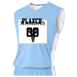 MAMBAS Adult 2-Color Reversible Basketball Jersey