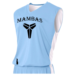MAMBAS Adult 2-Color Reversible Basketball Jersey