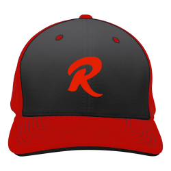 R Create Printed Flexible Cap | Unisex Pacific Headwear M2 Performance Contrast Flexfit Cap