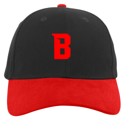 B Create Embroidered Cap | Unisex Pacific Headwear Brushed Cotton Twill Hook-And-Loop Adjustable Cap