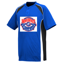 BACKTOBACKPIZZULO Adult Base Hit Baseball Jersey