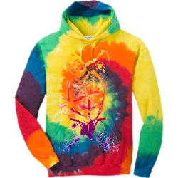 DeanGauge Tie-Dye Pullover Hooded Sweatshirt