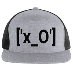 Duh-COD-Squad Design Printed Cap | Unisex Pacific Headwear Heather 6-Panel Arch Trucker Snapback Cap