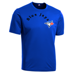 Blue-Jay Blue Jays MLB Little League Team Jerseys - Official Nike Youth MLB Wordmark Poly Tees - NY223