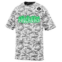 SHOCKERS Adult Customized Digi Camo Wicking T-Shirt