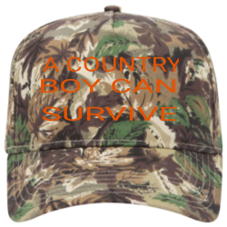 Country quarterscamo Camoflauge Hat Otto Cap