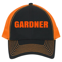 GARDNER Do It Yourself Screen Printed Hat | Adult Megacap Hat 7641b