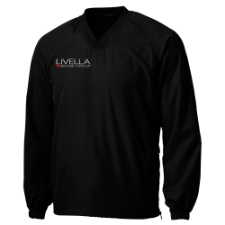 Livella-pullover Adult V-Neck Raglan Wind Shirt