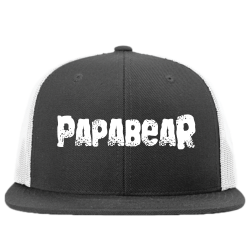PapaBear3 Custom Flat Bill Snapback 