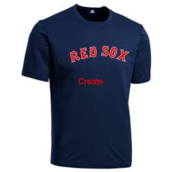 Saylor Red Sox MLB Little League Team Jerseys - Official Nike Youth MLB Wordmark Poly Tees - NY236