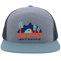 CO-Camp-5-panel-flat-brim Buy Screen Printed Cap | Unisex Pacific Headwear 6 Panel Arch Trucker Snapback Cap